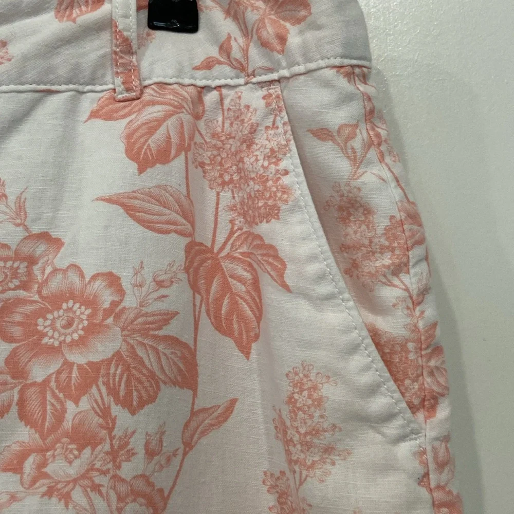 NWT Liz Claiborne Orange Pink A-Line Knee-Length Skirt - Picture 3 of 6